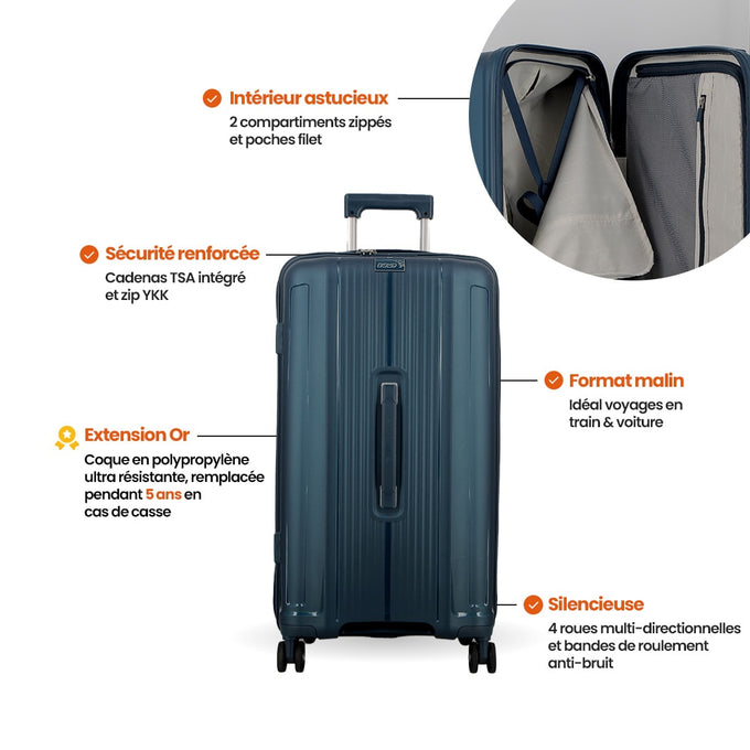 Valise Vanguard trunk 4 roues 79x42x37 cm