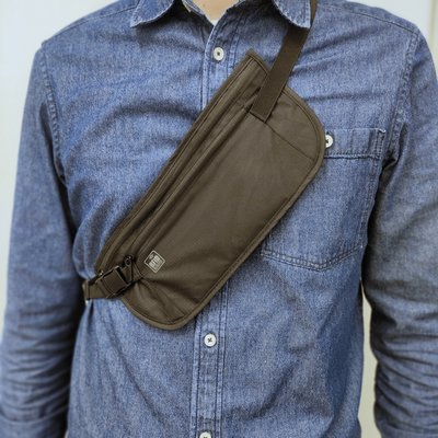 Pochette ceinture de voyage sécurité RFID