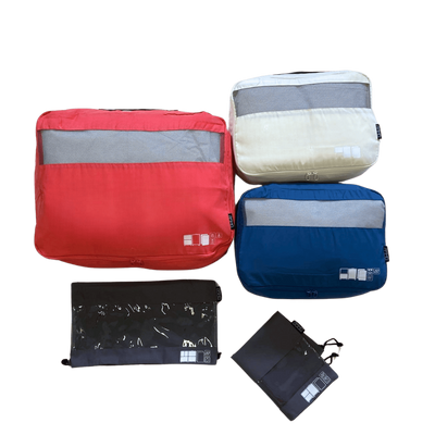 Set de 5 pochettes de voyage taille S