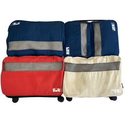 Set de 7 pochettes de voyage taille L