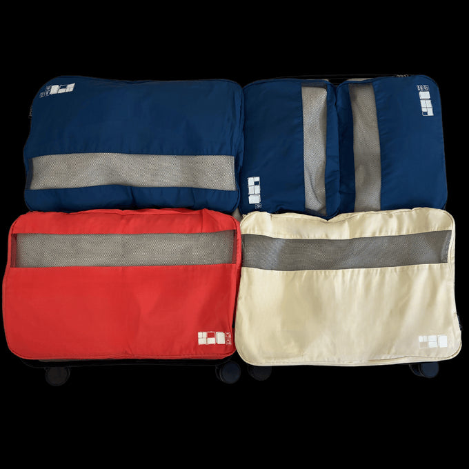 Set de 7 pochettes de voyage taille L