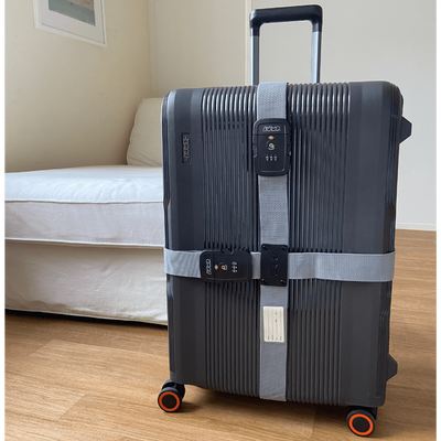 Double sangle de bagage avec cadenas TSA