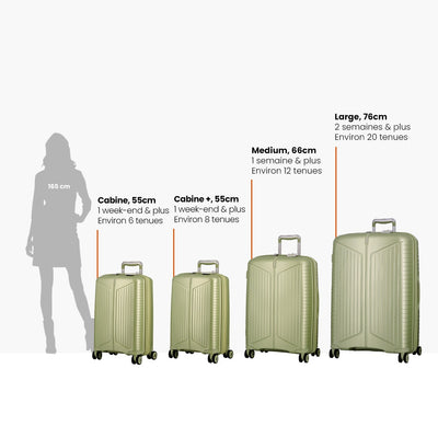 Valise large 76 cm - Evaé Jump | Organisation facile