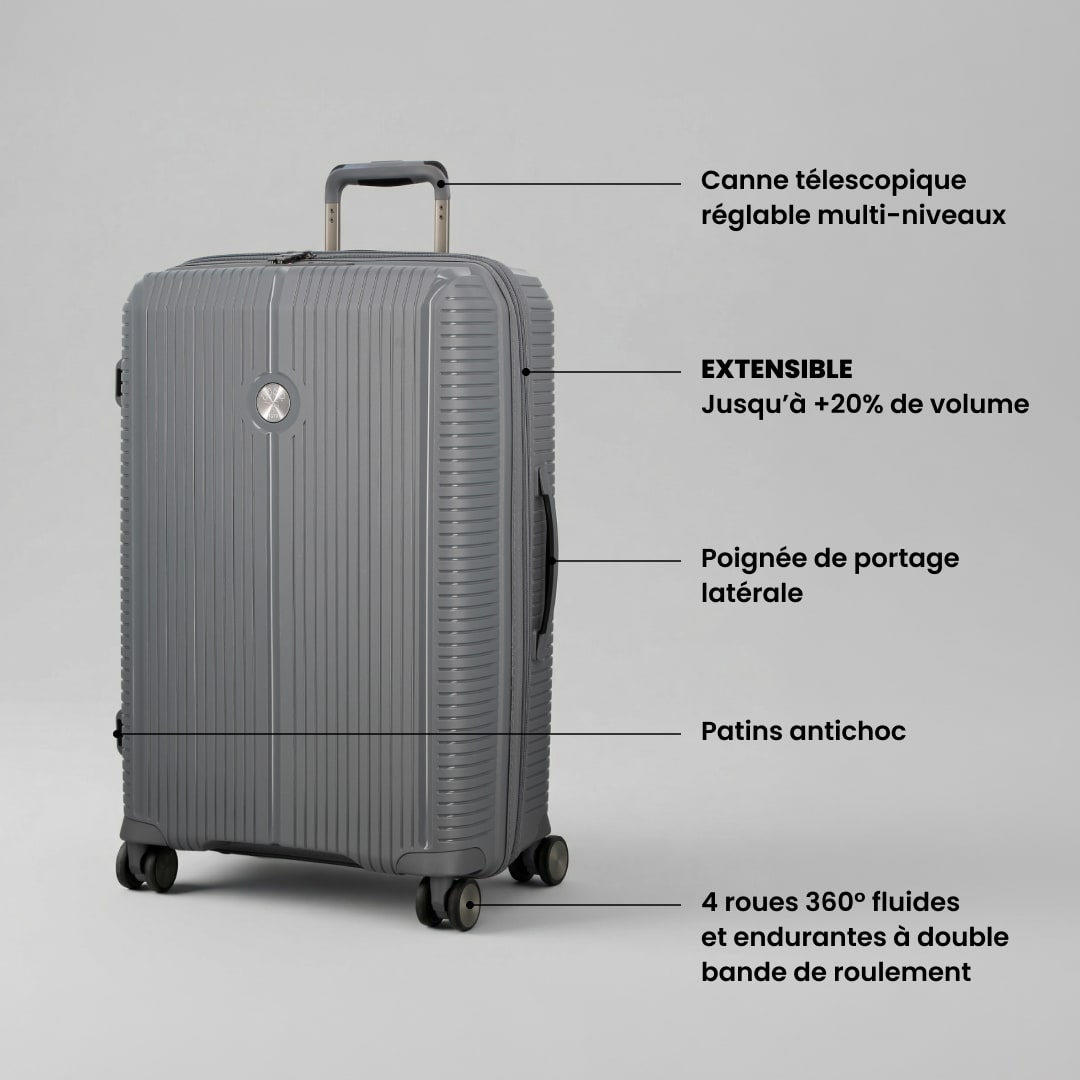 Valise medium 67 cm - Sondo Evolution Jump | Extensible + 20%