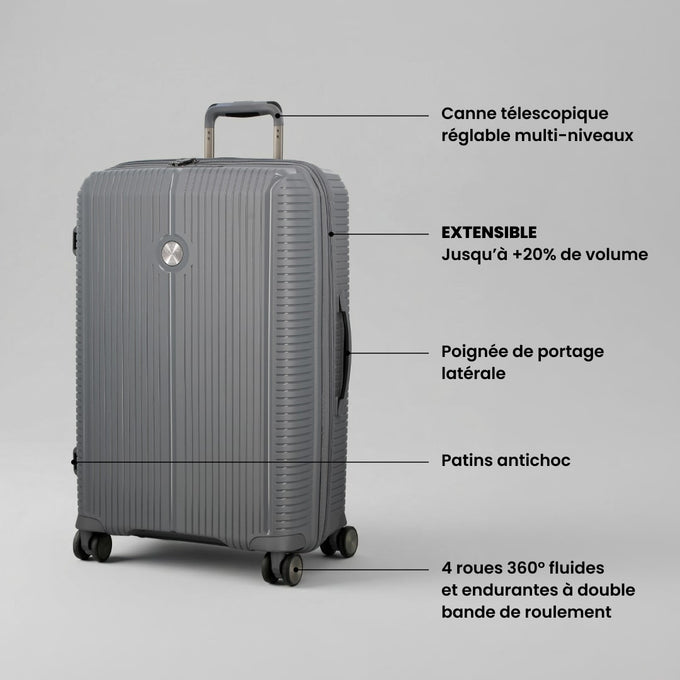 Valise medium 67 cm - Sondo Evolution Jump | Extensible + 20%