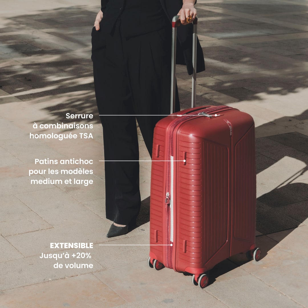 Valise large 76 cm - Evaé Jump | Organisation facile