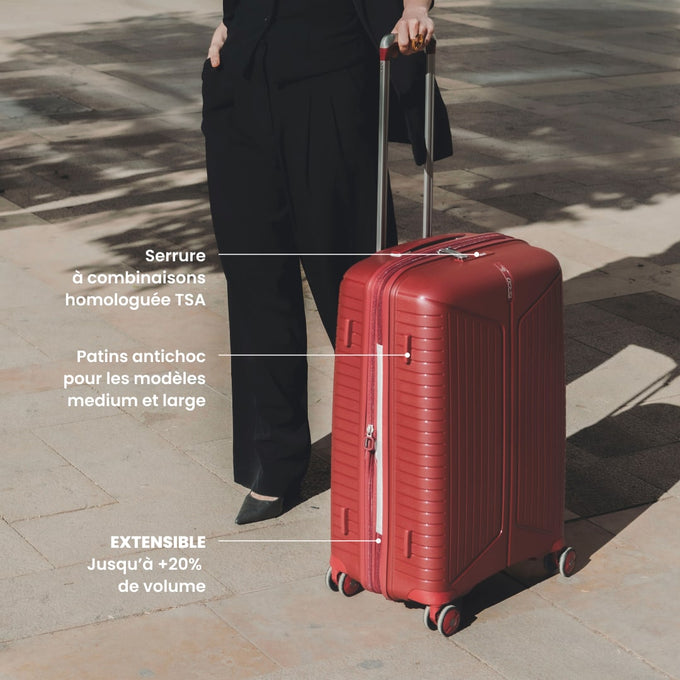 Valise médium 66 cm - Evaé Jump | Coque légère & résistante