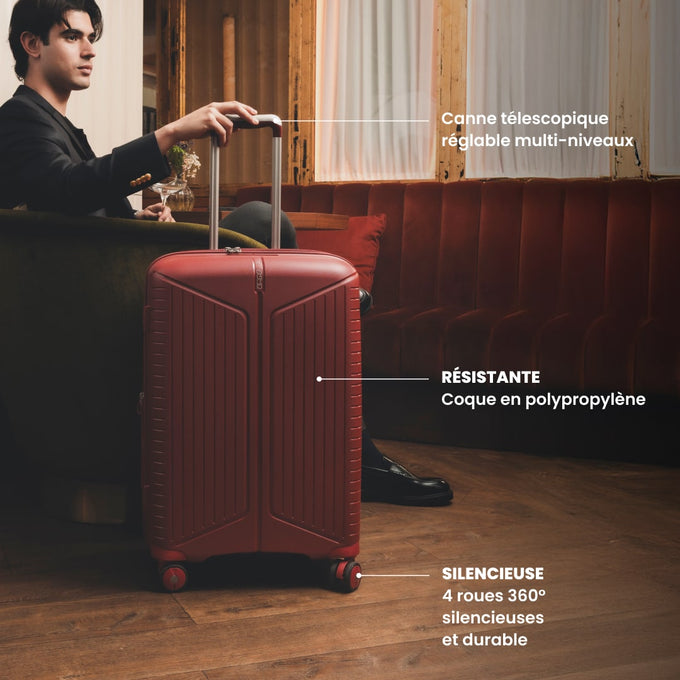 Valise large 76 cm - Evaé Jump | Organisation facile