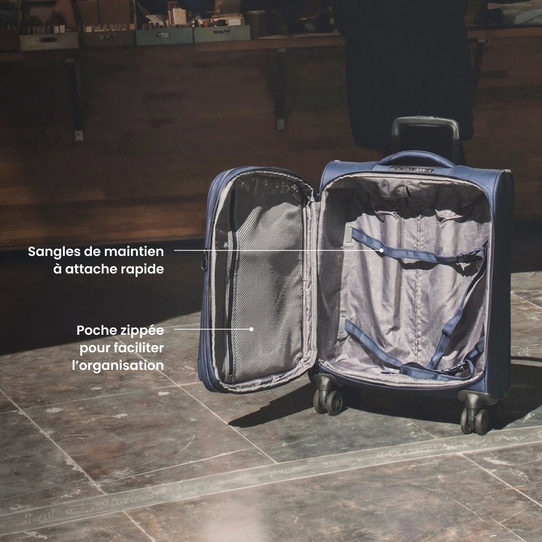Valise médium 67 cm - Monthélys Jump | Organisation simplifiée