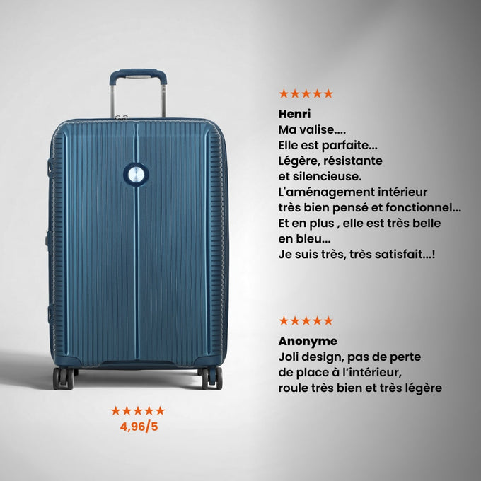 Valise cabine 55x38 cm - Sondo Evolution Jump | Coque résistante