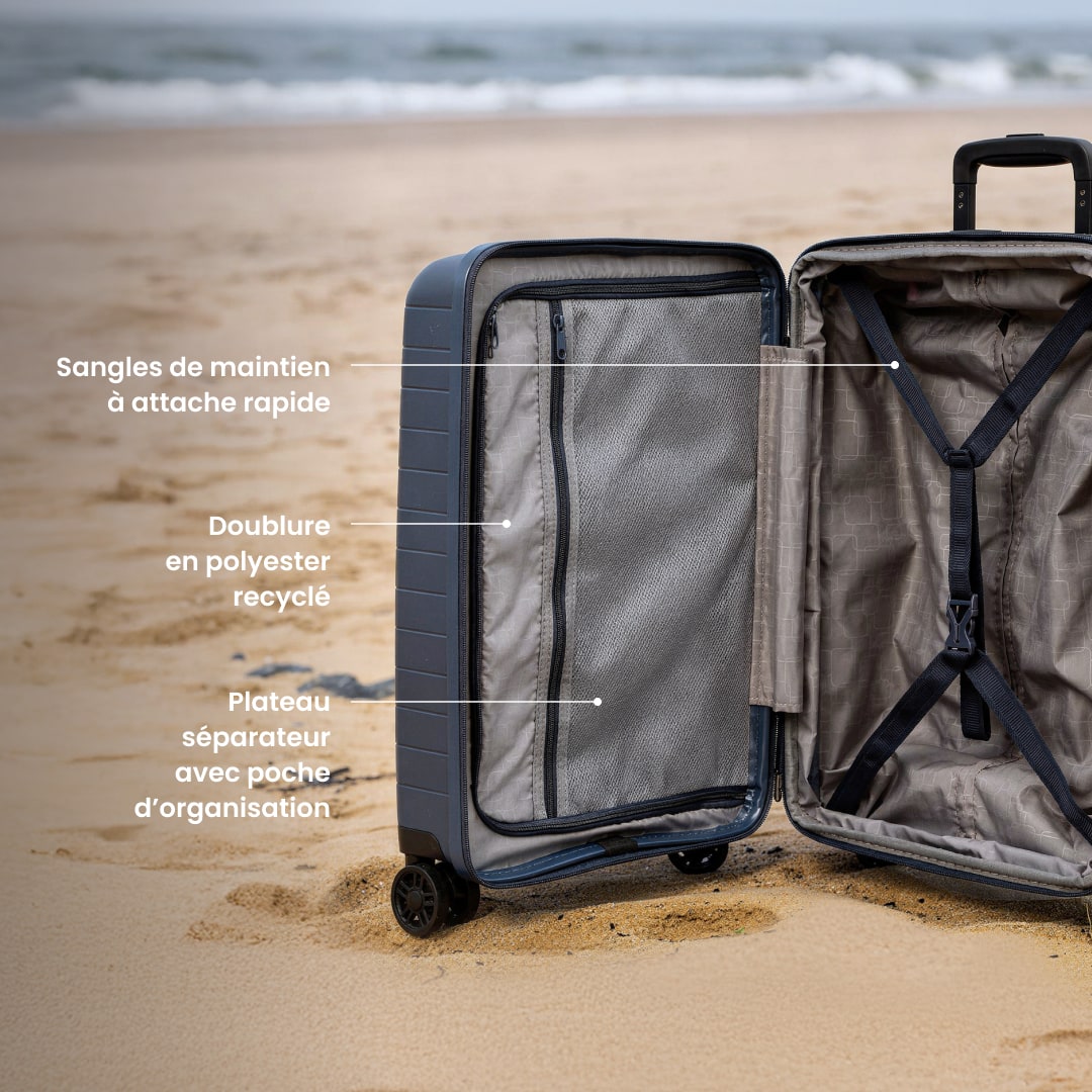 Valise large 77 cm - Striper Jump | Coque légère et résistante