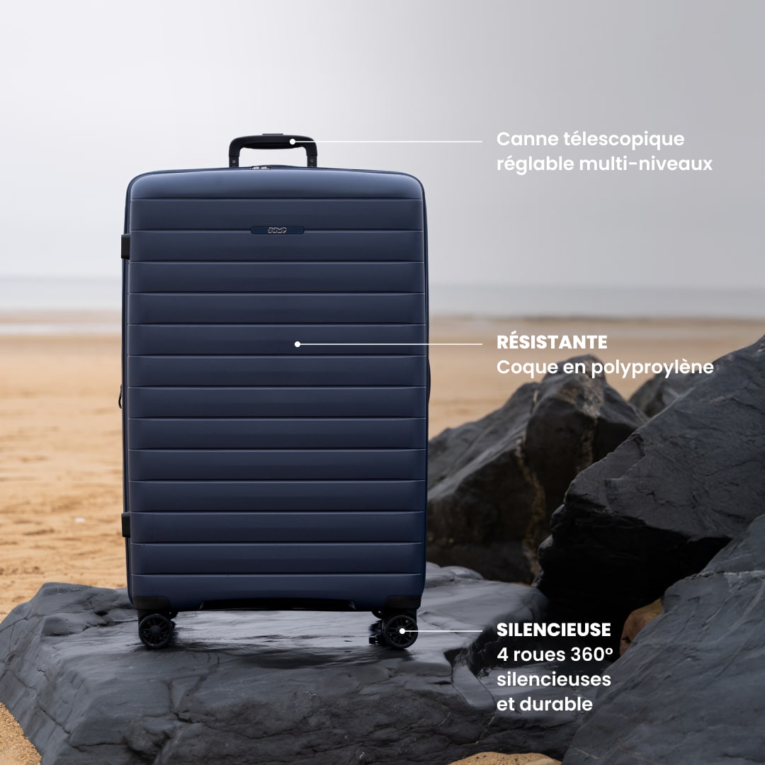 Valise cabine 55x 35 cm - Striper Jump | Pratique & résistante