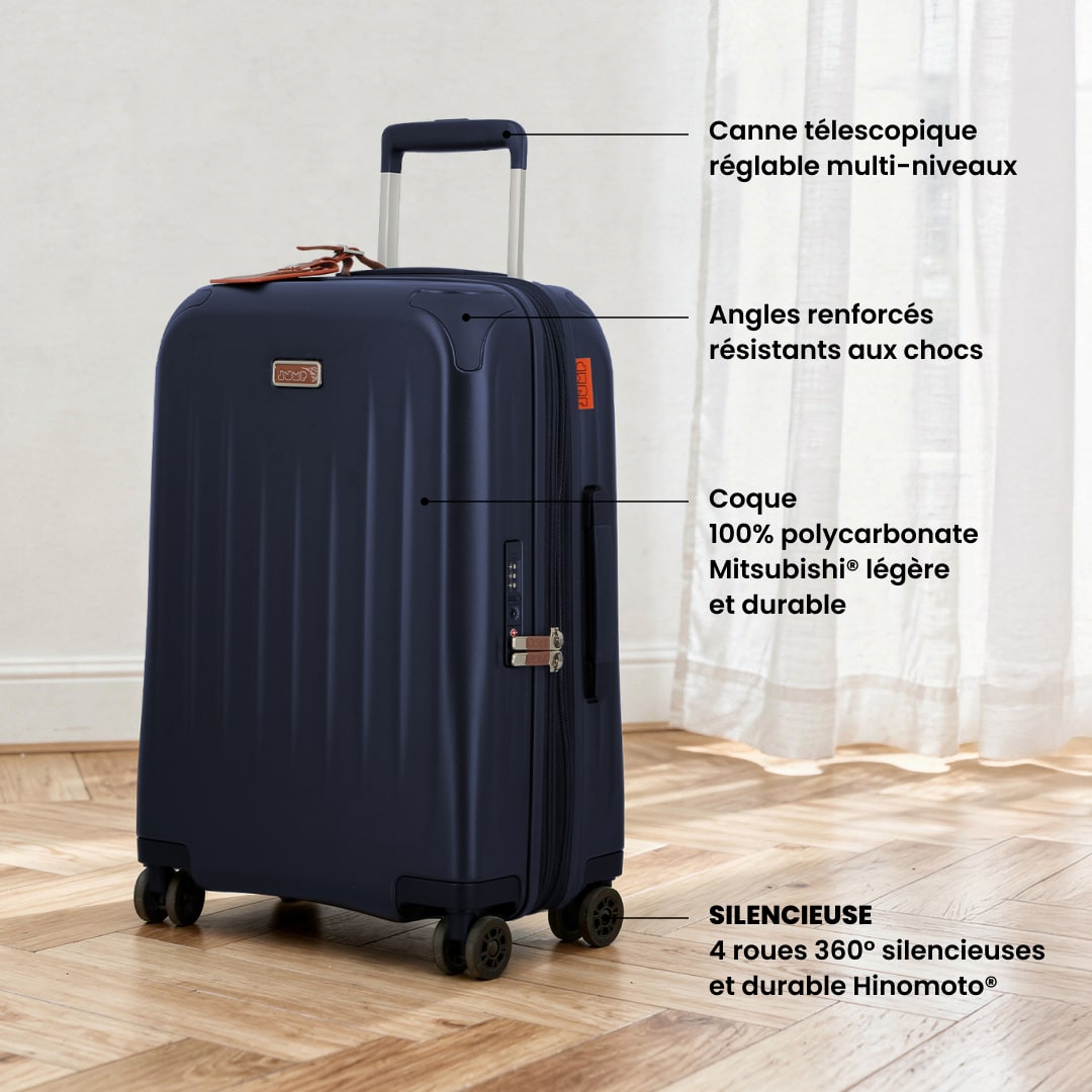 Valise large 75 cm - Uppsala Jump | Fermeture durable